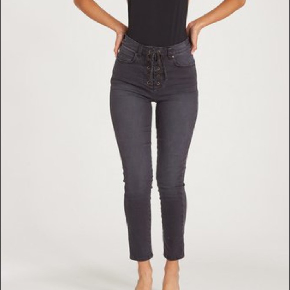 Billabong Lace Up Skinny Jeans